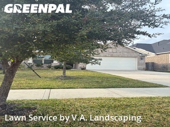 Yard Cuttingin Spring,77386,Grass Cutting by V.A. Landscaping, work completed in Feb , 2026