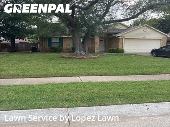 Grass Cuttingin Flower Mound,75028,Yard Cutting by Lopez Lawn, work completed in Jun , 2026