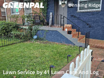 Front Yard Mowing in Washington, 20019, Lawn Care by 41 Lawn Care And Log, work completed in Oct , 2025