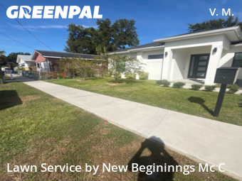 Landscaping Services In Tampa,33605,Landscaping by New Begininngs Mc C, work completed in Nov , 2025