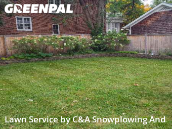 Lawn Work in Winnetka, 60093, Backyard Mowing by C&A Snowplowing And , work completed in Nov , 2025