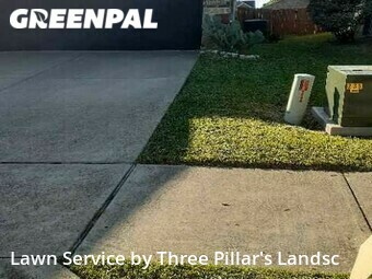 Grass Cutting in Heartland, 75126, Lawn Mowing by Three Pillars Landsca, work completed in Nov , 2025