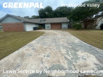 Modern Landscaping In College Station,77845,Landscaping Cleanup by Neighborhood Lawncare, work completed in Jul , 2026