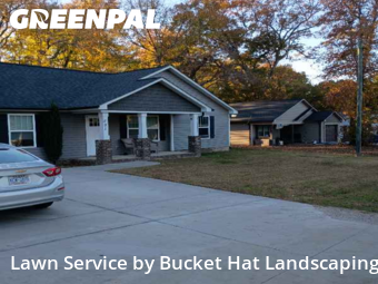 Grass Cuttingin Kannapolis,28081,Yard Cutting by Bucket Hat Landscaping, work completed in Dec , 2025