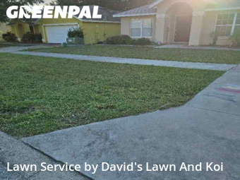 Weekly Mowing in Tavares, 32778, Lawn Work by David's Lawn And Koi, work completed in Nov , 2025