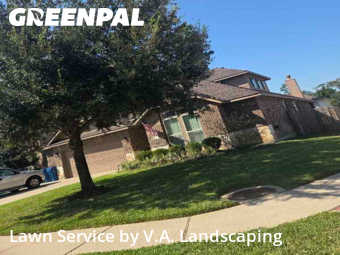 Yard Cuttingin Conroe,77384,Lawn Care Service by V.A. Landscaping, work completed in Dec , 2025