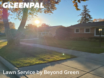 Front Yard Mowing in Taylor, 48180, Lawn Work by Beyond Green, work completed in Dec , 2025