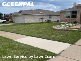 Yard Mowingin Denton,76210,Lawn Cutting by Lawn2care, work completed in Jun , 2026