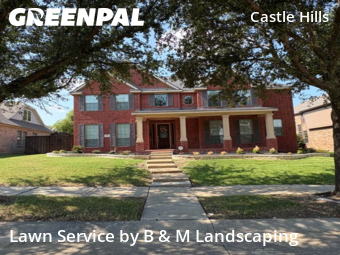 Grass Cuttingin Lewisville,75056,Lawn Cut by B & M Landscaping, work completed in Nov , 2025