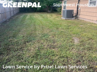 Grass Cutin Bellaire,77401,Lawn Care Service by Prizel Lawn Services, work completed in Dec , 2025