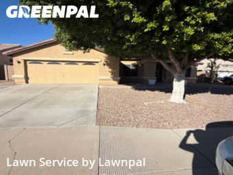 Lawn mowed in Mesa, 85209