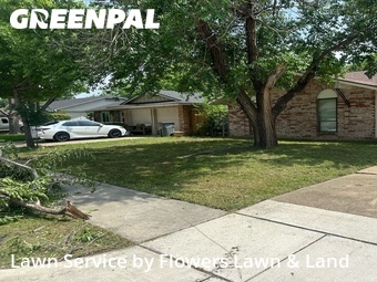 Yard Mowingin Grand Prairie,75052,Lawn Care Service by Flowers Lawn & Land, work completed in Jun , 2026