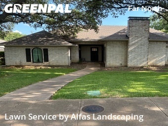 Lawn Cutin Dallas,75248,Lawn Care by Alfas Landscaping, work completed in Jul , 2026