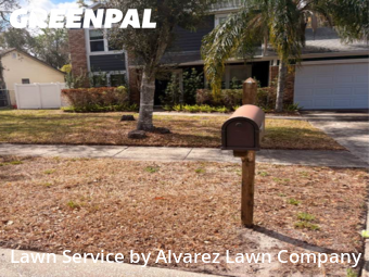 Yard Mowingin Pine Hills,32818,Yard Cutting by Alvarez Lawn Company, work completed in Jun , 2026