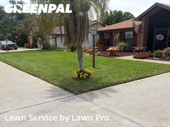 Lawn mowed in Venice, 34292
