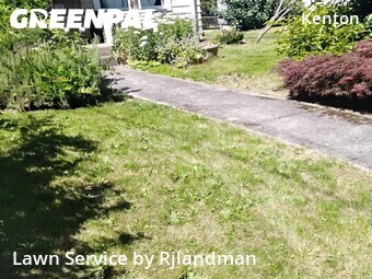 Lawn mowed in Portland, 97217