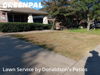 Property Maintenance in Forney, 75126, Turf Services by Donaldson's Patios, work completed in Nov , 2025