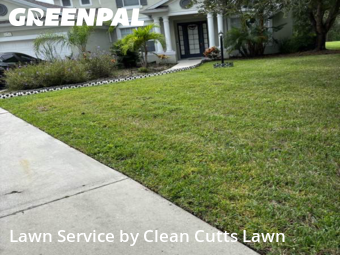 Yard Care in Bradenton, 34201, Front Yard Mowing by Clean Cutts Lawn , work completed in Nov , 2025