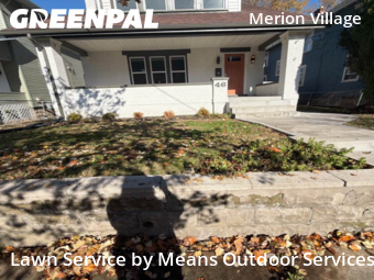 Lawn Care in Columbus, 43207, Grass Cutting by Means Outdoor Services, work completed in Dec , 2025