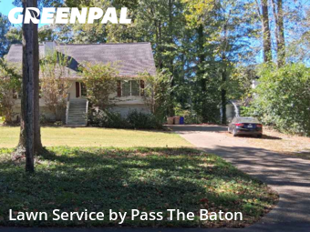 Grass Cutin Marietta,30066,Lawn Cutting by Pass The Baton, work completed in Nov , 2025