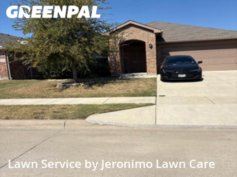 Lawn Cutin Fort Worth,76123,Lawn Mowing by Jeronimo Lawn Care , work completed in Nov , 2025