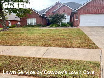 Weekly Mowing in Rogers, 72758, Turf Services by Cowboy’s Lawn Care, work completed in Nov , 2025