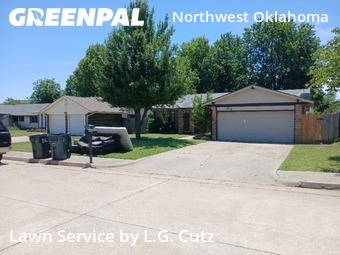 Grass Cuttingin Yukon,73099,Yard Mowing by L.G. Cutz, work completed in Jun , 2026