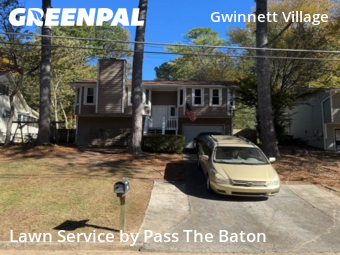 Lawn Upkeep in Norcross, 30071, Backyard Mowing by Pass The Baton, work completed in Nov , 2025