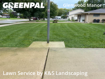 Grass Cutin Joliet,60435,Yard Mowing by K&S Landscaping, work completed in Nov , 2025