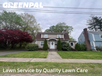 Lawn Management in New Britain, 6052, Front Yard Mowing by Quality Lawn Care, work completed in Nov , 2025