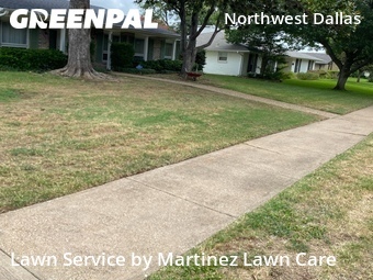 Completed mowing work