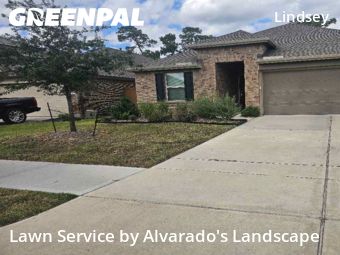 Lawn Cuttingin Humble,77346,Lawn Maintenance by Alvarado's Landscape, work completed in Nov , 2025