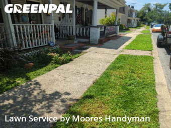 Lawn Cutting in Camden, 19934, Grass Services by Moores Handyman, work completed in Nov , 2025
