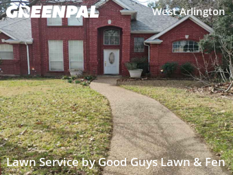 Lawn mowed in Arlington, 76016