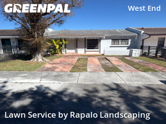 Lawn mowed in Miami, 33175