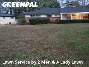 Yard Cuttingin Decatur,30032,Lawn Cut by 2 Men & A Lady Lawn , work completed in Dec , 2025