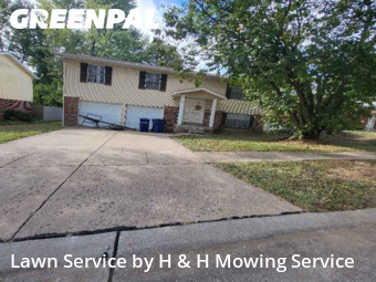 Grass Cutin Florissant,63031,Lawn Maintenance by H & H Mowing Service, work completed in Dec , 2025