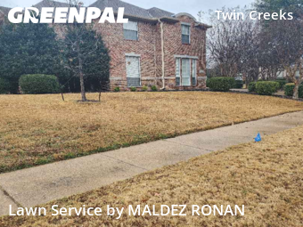 Lawn mowed in Allen, 75013