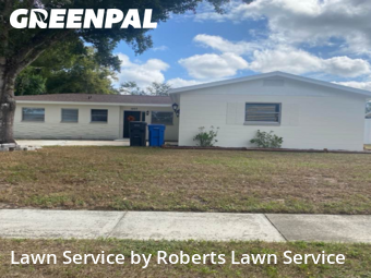 Lawn Cutin Brandon,33510,Lawn Cutting by Roberts Lawn Service, work completed in Oct , 2025