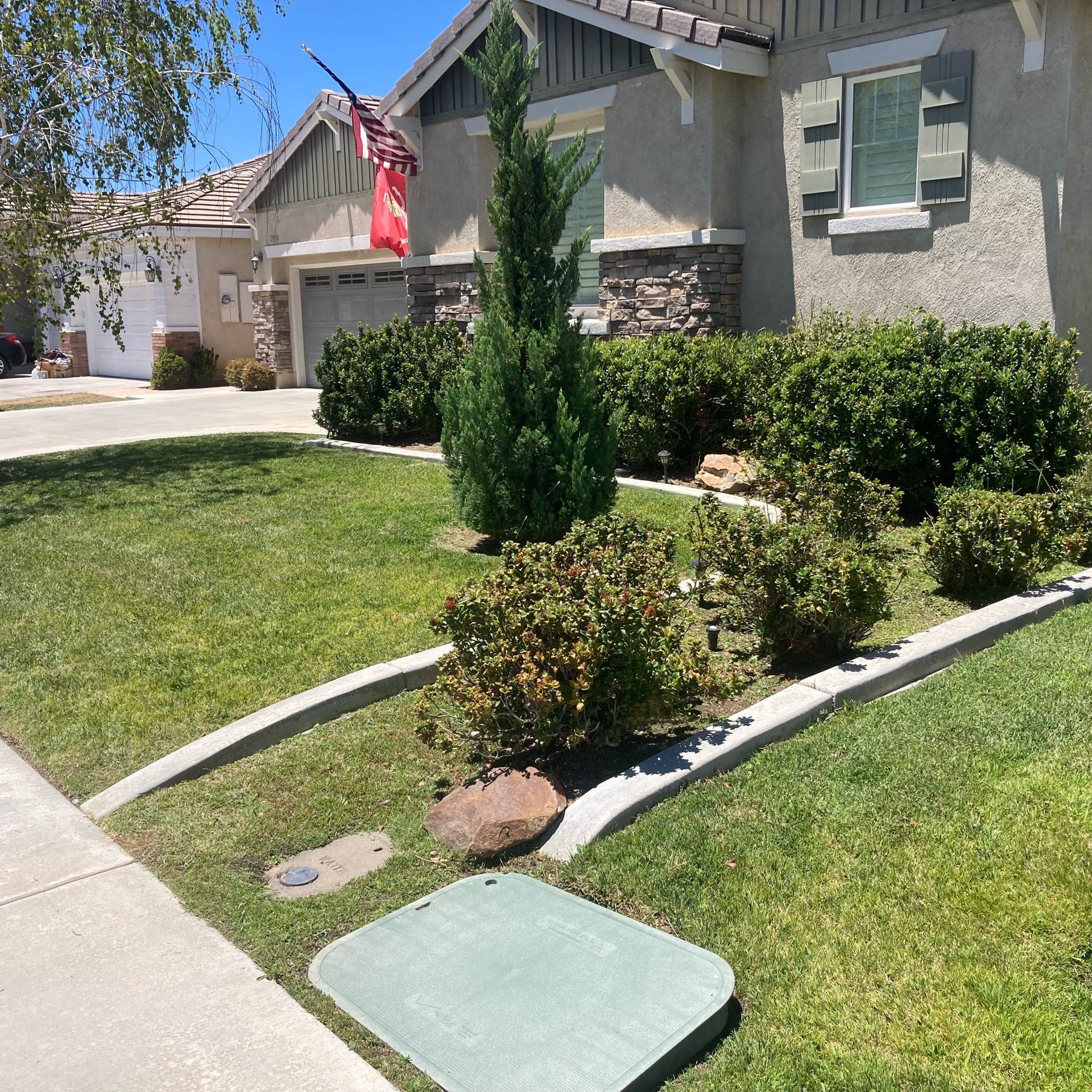 Lawn mowing work by Hugo Lopez Ldscp in Lake Elsinore, CA