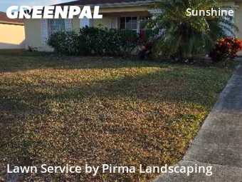 Landscaping Maintenance in Lehigh Acres, 33976, Lawn Mowing by Pirma Landscaping, work completed in Dec , 2025