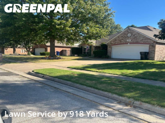 Yard Services in Broken Arrow, 74012, Lawn Care by 918 Yards, work completed in Oct , 2025