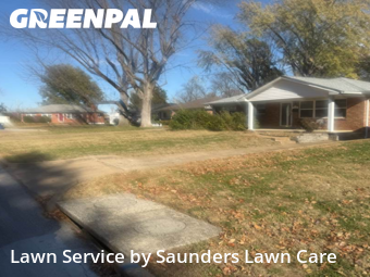 Yard Mowingin Brentwood,63144,Grass Cutting by Saunders Lawn Care, work completed in Dec , 2025