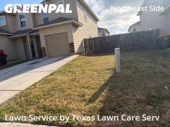 Completed mowing work