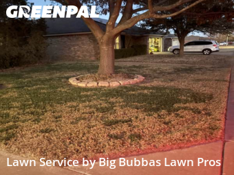 Affordable Landscaping Maintenance Services In Lubbock,79416,Landscaping Renovation by Big Bubbas Lawn Pros, work completed in Dec , 2025