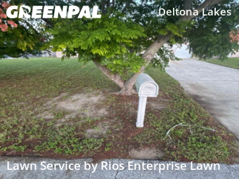 Front Yard Mowing in Deltona, 32725, Weekly Mowing by Rios Enterprise Lawn, work completed in Oct , 2025