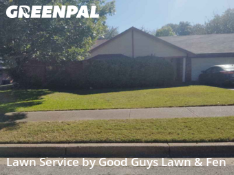 Lawn Mowing Servicein Benbrook,76126,Lawn Maintenance by Good Guys Lawn & Fen, work completed in Nov , 2025