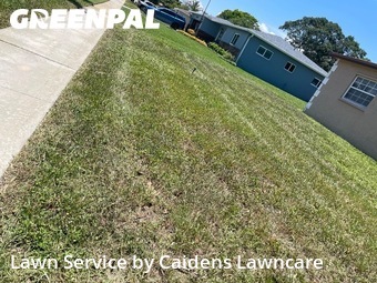 Lawn mowed in Boca Raton, 33428