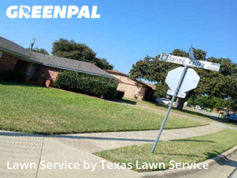 Lawn Servicein Bedford,76021,Grass Cut by Texas Lawn Service, work completed in Jan , 2026