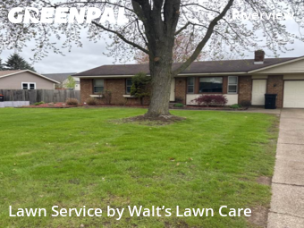 Yard Care Services in Georgetown Township, 49428, Front Yard Mowing by Walt’s Lawn Care, work completed in Oct , 2025